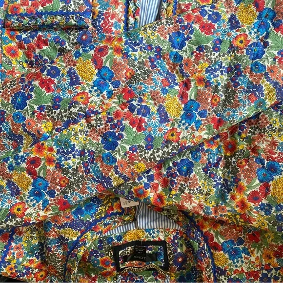 Quilted jacket in Liberty® Margaret Annie print - Picture 7 of 7